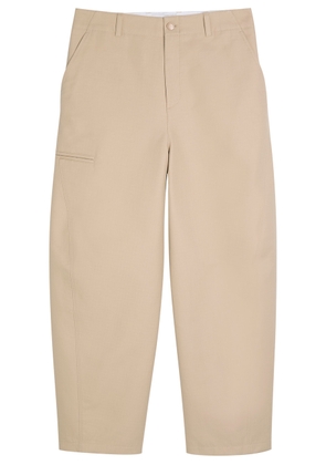 Givenchy Couture Workwear Wide-leg Cotton Trousers - Beige - 46 (IT46 / S)