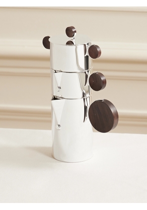 Christofle - Gigogne Silver-plated And Wood Coffee Pot - One size