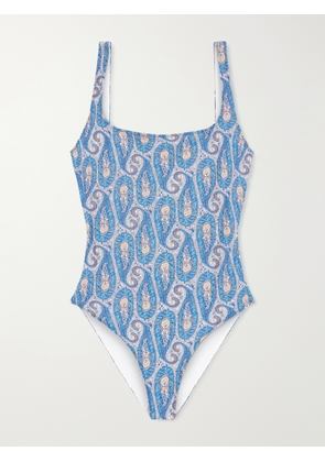 Etro - Paisley-print Swimsuit - Blue - x small,small,medium,large,x large