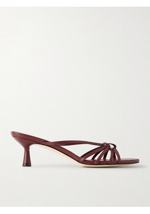 Aeyde - Abby Leather Mules - Burgundy - EU 35,EU 36,EU 36.5,EU 37,EU 37.5,EU 38,EU 38.5,EU 39,EU 39.5,EU 40,EU 40.5,EU 41,EU 41.5,EU 42
