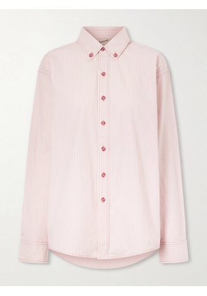 Sanderlak - Striped Cotton Shirt - Pink - x small,small,medium,large