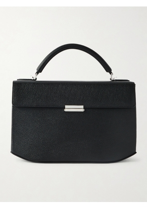 TOTEME - Clip Textured-leather Shoulder Bag - Black - One size