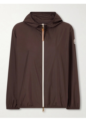 Moncler - Fegeos Logo-appliquéd Hooded Shell Jacket - Brown - 00,0,1,2,3,4