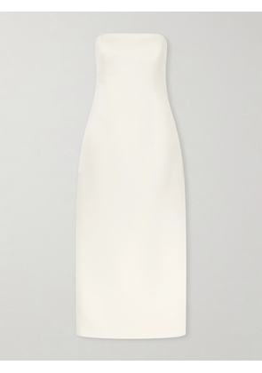 SIMKHAI - Enid Satin Midi Dress - Cream - US0,US2,US4,US6,US8,US10