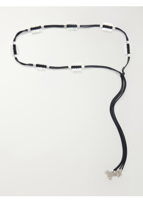 Isabel Marant - Ranea Embellished Leather Belt - Black - One size