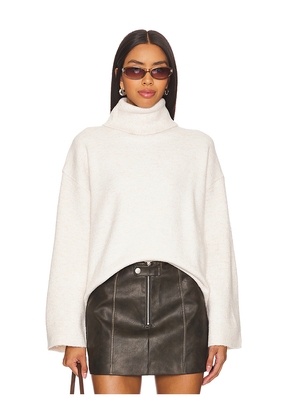 ALL THE WAYS Riley Sweater in Beige. Size L. Also in XS, M.