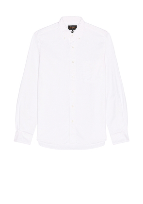 Beams Plus B.D. Oxford Shirt in White. Size S. Also in M, L, XL.