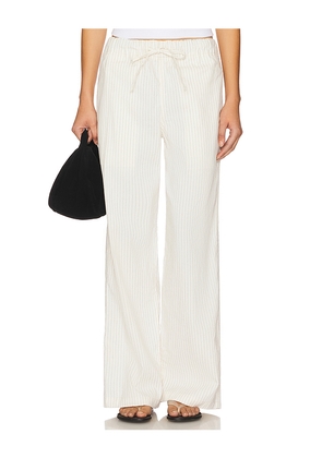 AMO Denim Janis Pant in White. Size M. Also in L.