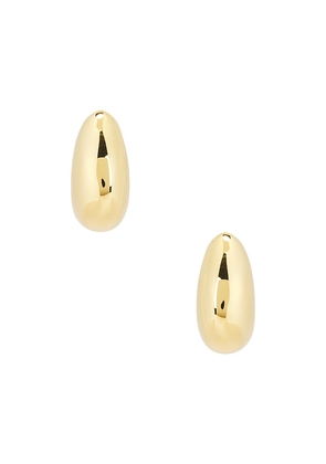 Cendre Enna Earrings in Metallic Gold.