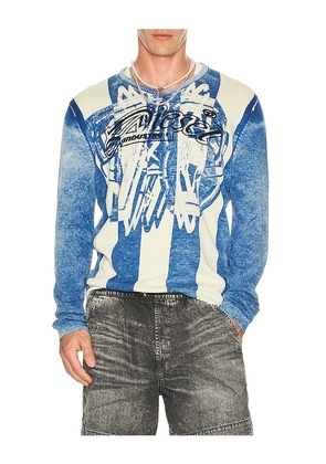 Diesel K-Oliba-V Sweater in Baby Blue. Size S. Also in M.
