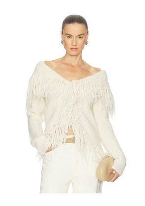 Cult Gaia Michelle Cardigan in Cream. Size S. Also in M, L.