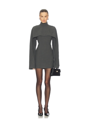 Camila Coelho Noeme Mini Dress in Grey. Size XS. Also in XXS, S, M, L, XL.