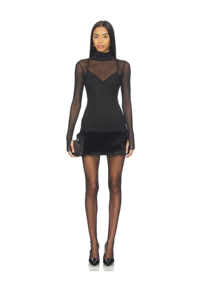 AFRM Saige Dress in Black. Size S. Also in M, L.