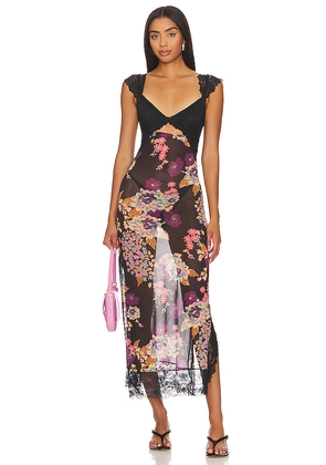 Free People x Intimately FP Suddenly Fine Maxi Slip in Black. Size XS. Also in S.