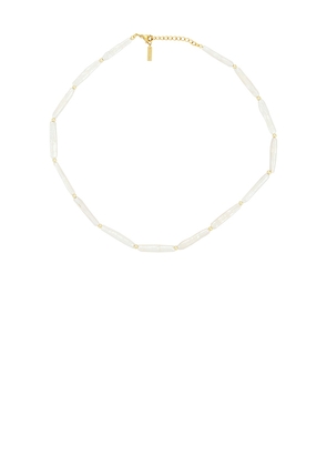 Casa Clara Crystal Choker in White.