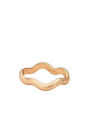 Jenny Bird Ola Bangle in Metallic Gold.