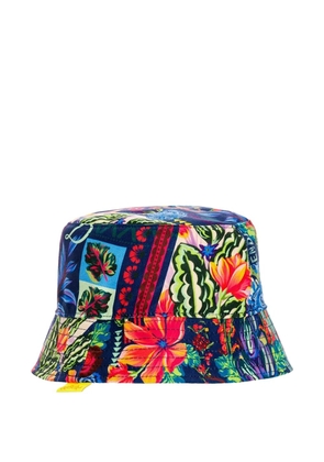 Agua Bendita Shay reversible placement print hat - Blue