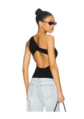 Free People x REVOLVE Jayne One Shoulder Top In Black in Black. Size M. Also in L.