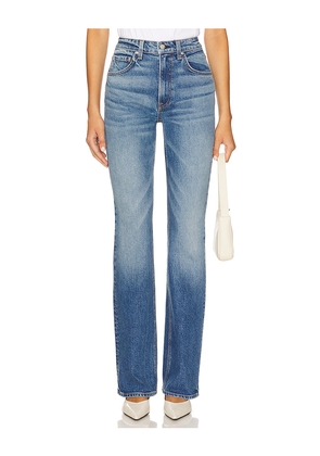 GRLFRND Melanie High Rise Boot in Blue. Size 25. Also in 26, 29.