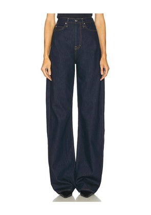 GRLFRND Austen High Rise Curve in Blue. Size 23. Also in 25, 24, 26, 27, 28, 29, 30, 31, 32.