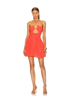 Michael Costello x REVOLVE Jiya Mini Dress in Coral. Size S. Also in L.