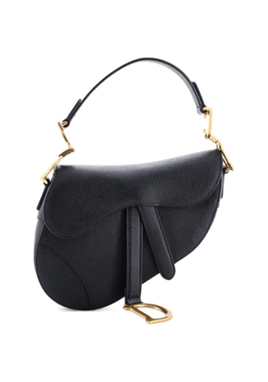 Christian Dior Pre-Owned Saddle Handbag Leather Mini shoulder bag - Black