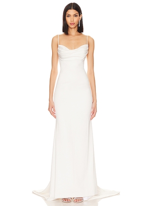 Katie May X Noel And Jean Claudia Gown in Ivory. Size S. Also in L.