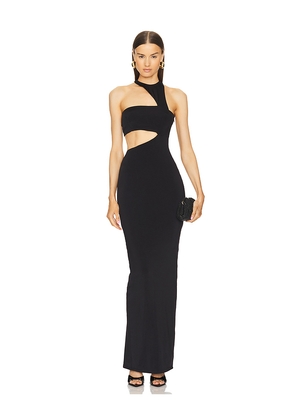 Michael Costello x REVOLVE Trinity Maxi Dress in Black. Size XS. Also in S.