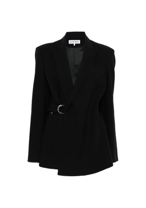 LOEWE buckled wool blazer - Black