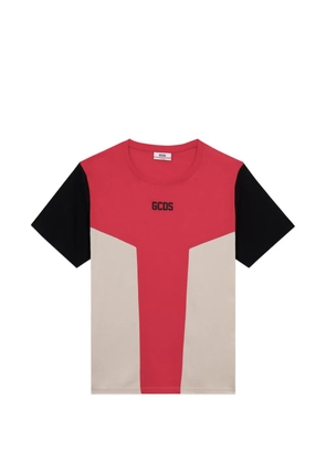 GCDS color-block T-shirt - Red