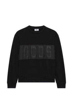 GCDS logo-band sweatshirt - Black