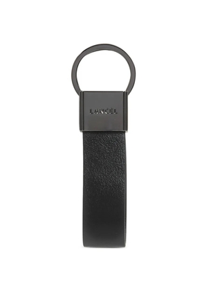 Lancel Dragonne leather keyring - Black