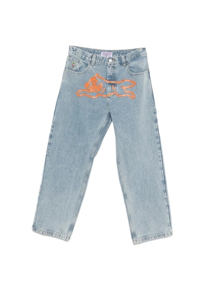ICECREAM Running Dog Double Scoop graphic jeans - Blue