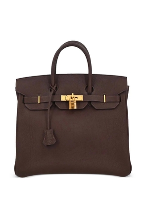 Hermès Pre-Owned 1997 32 Birkin Havane Fjord Haut a Courroies tote bag - Brown
