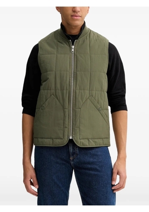 Marc O'Polo quilted water-repellent vest - Green