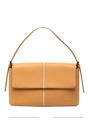 Burberry Pre-Owned 2000-2017 Leather Flap shoulder bag - Brown