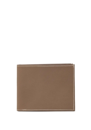 Hermès Pre-Owned 2014 Swift Citizen Twill Compact Wallet small wallets - Brown