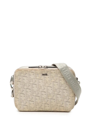 Christian Dior Pre-Owned 2013 Oblique Canvas Double Zip crossbody bag - Brown