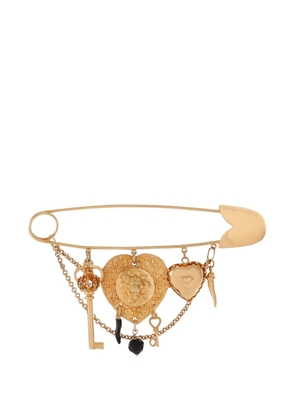 Dolce & Gabbana devotion charm pin - Gold