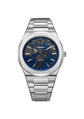 D1 Milano octagonal-shape 39mm watch - Blue