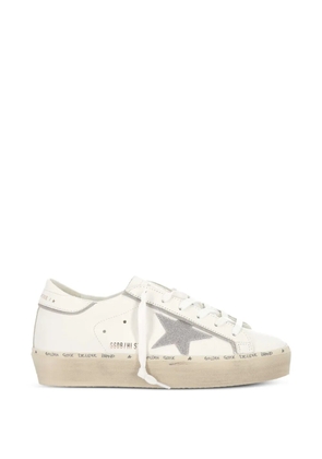 Golden Goose star leather sneakers - White