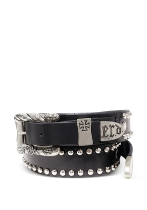 Enfants Riches Déprimés studded rose belt - Black