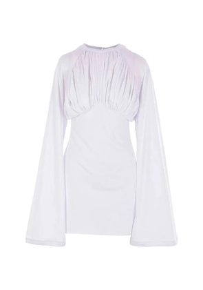 Duran Lantink cotton draped mini dress - White