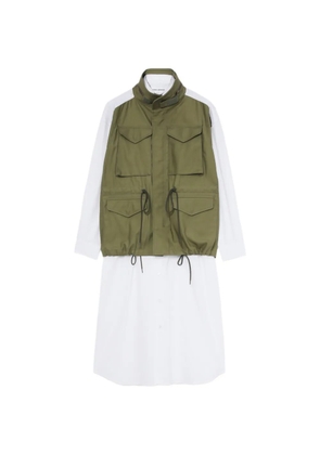 Junya Watanabe chest-pocket coat - Green