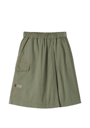 FINGERCROXX logo-detail cargo-pocket skorts - Green