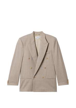 Hed Mayner double-breasted pinstripe blazer - Neutrals