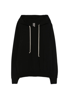 Rick Owens hooded printed hoodie - Black