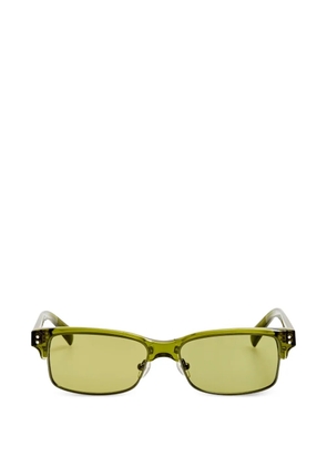 Jacquemus rectangle sunglasses - Green