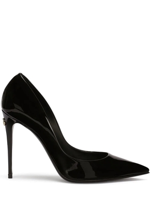 Dolce & Gabbana 105mm patent leather pumps - Black