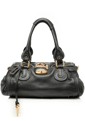 Chloé Pre-Owned 2010-2026 Leather Paddington handbag - Black